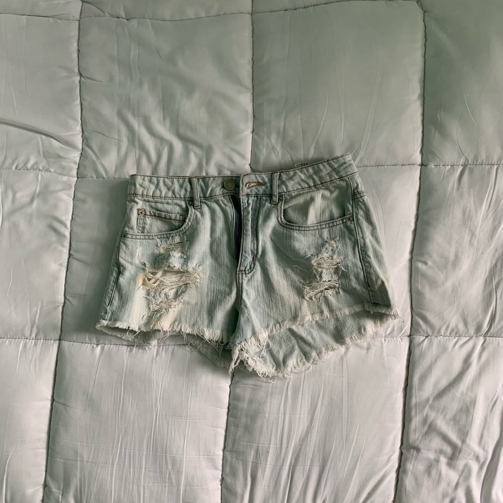 Garage jean shorts